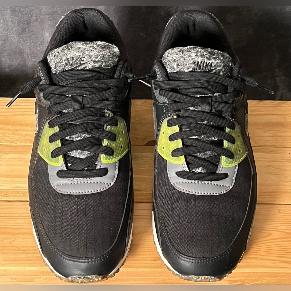 Nike Air Max 90 M2Z2 Recycled Wool Pack - Size 12 - Black Electric Green - Picture 2 of 16